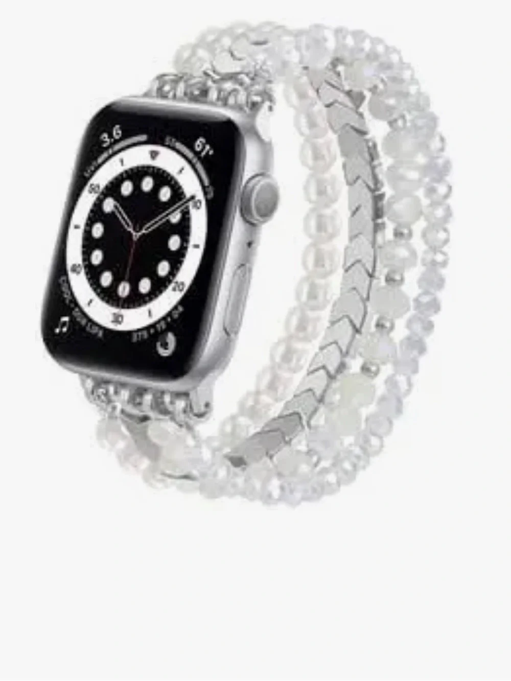 MOFREE Beaded Bracelet Compatible with Apple Watch Band 38mm/40mm/41mm/42mm,